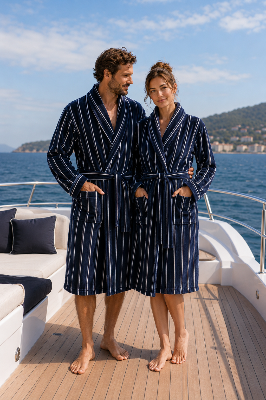 Der Yacht-Bademantel
